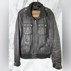 Zara Man Sport Classic Jacket Full Front Zip Coat